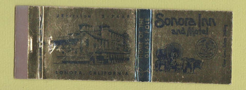 Matchbook Cover - Sonora Inn and Motel CA WEAR Full Length