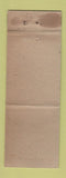 Matchbook Cover - Masons Mens Shop Capps Clothes Sacramento CA WEAR