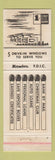 Matchbook Cover - 1st National Bank Appleton WI