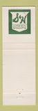 Matchbook Cover - Publix Grocery Stores  Full Length