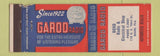Matchbook Cover - Garod Radio Bond Electrical Shop Miami FL WORN