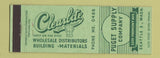 Matchbook Cover - Puget Supply Company Seattle WA building materials lumber
