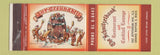 Matchbook Cover - The Schnitzelbank Restaurant Grand Rapids MI