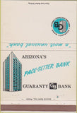 Matchbook Cover - Guaranty Bank Phoenix AZ 40 Strike