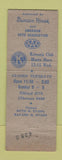 Matchbook Cover - Evans Coffee Shop Arlington VA