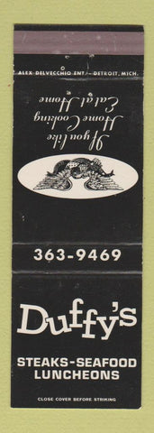 Matchbook Cover - Duffy's Restaurant Union Lake MI