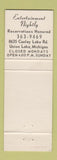 Matchbook Cover - Duffy's Restaurant Union Lake MI