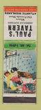 Matchbook Cover - Paul's Tavern Atlantic Highlands NJ WEAR