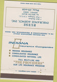Matchbook Cover - Ruese Insurance Sidney OH 40 Strike
