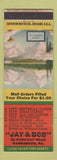 Matchbook Cover - Jay & Bob Greeting Cards Harrisburg PA WEAR