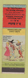 Matchbook Cover Butler Chicago Match Libertyville IL Syracuse IN hillbilly WEAR