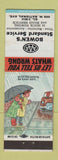 Matchbook Cover - Bowen's Standard oil gas