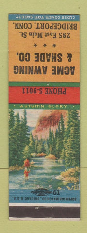 Matchbook Cover - Acme Awning & Shade Bridgeport CT