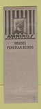 Matchbook Cover - Acme Awning & Shade Bridgeport CT