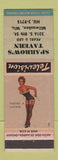 Matchbook Cover - Sparrow's Tavern Milwaukee WI pinup