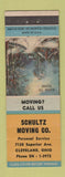 Matchbook Cover - Schultz Moving Company Cleveland OH