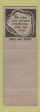 Matchbook Cover - Lanehart's Tavern Bloomsburg PA