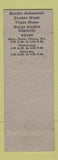 Matchbook Cover - Wala Washerette Laundry Arlington Heights IL