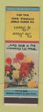 Matchbook Cover - House of Flowers Pittsfield MA
