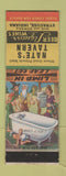 Matchbook Cover - Nate's Tavern Syracuse IN hillbilly