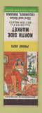 Matchbook Cover - North Side Market Columbus IN hillbilly