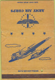 Matchbook Cover - Army Air Corps postcard WORN 40 Strike