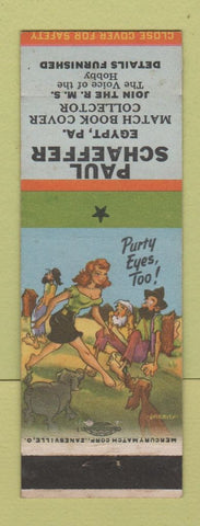 Matchbook Cover - Paul Schaeffer Match Collector Egypt PA hillbilly