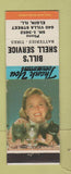 Matchbook Cover - Bill's Shell oil gas Elgin IL