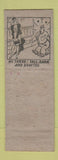 Matchbook Cover - Robert Christ WWII Harrisburg PA pinup
