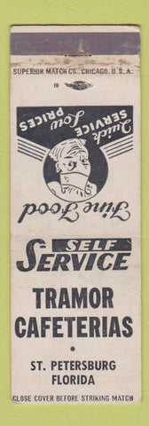 Matchbook Cover - Tramor Cafeterias St Petersburg FL WEAR
