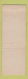 Matchbook Cover - BZB Restaurant St Johns MI