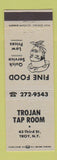 Matchbook Cover - Trojan Tap Room Troy NY