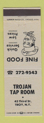 Matchbook Cover - Trojan Tap Room Troy NY