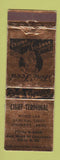 Matchbook Cover - Chief Terminal Mobil oil gas Cheyenne WY WEAR