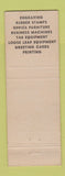 Matchbook Cover - Towson Stationers Towson MD