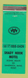 Matchbook Cover - Shady Nook Motel Sandwich MA