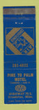 Matchbook Cover - Pine to Palm Motel Crookston MN WEAR