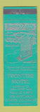Matchbook Cover - Frontier Motel Cortez Colorado
