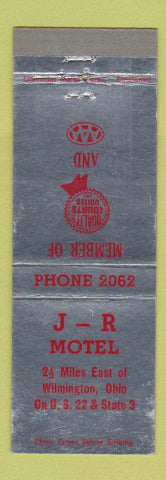 Matchbook Cover - JR Motel Wilmington OH
