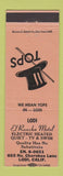 Matchbook Cover - El Rancho Motel Lodi CA