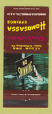 Matchbook Cover - Homosassa Springs FL tourism 30 Strike