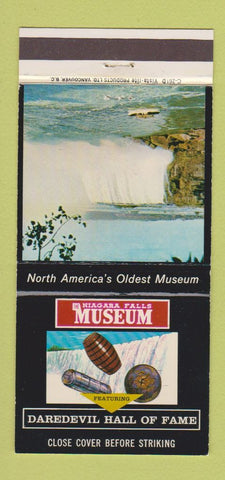 Matchbook Cover - Niagara Falls ON Museum Daredevil Hall of Fame 30 Strike