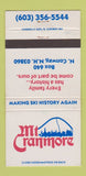 Matchbook Cover - Mount Cranmore Skiing NH North Conway 30 Strike