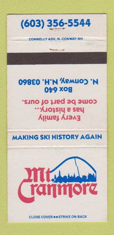 Matchbook Cover - Mount Cranmore Skiing NH North Conway 30 Strike