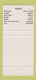 Matchbook Cover - Royal Gorge Colorado Bridge 30 Strike