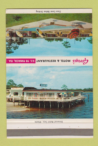 Matchbook Cover - George's Motel Panacea FL restaurant 40 Strike
