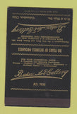 Matchbook Cover - Baker Art Gallery Columbus OH 40 Strike SAMPLE