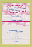 Matchbook Cover - Ford Ideal Laundry Kansas City MO 40 Strike SAMPLE