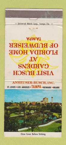 Matchbook Cover - Busch Gardens Tampa FL WEAR 30 Strike