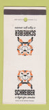 Matchbook Cover - Schreiber Tiger 30 Strike SAMPLE